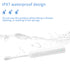 Electric Toothbrush with Ultra-Soft Gum Guard Brush Heads - IPX7 Waterproof, Ergonomic Design(white)