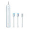 Electric Toothbrush with Ultra-Soft Gum Guard Brush Heads - IPX7 Waterproof, Ergonomic Design(blue)