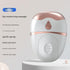 Portable Nano Mist Eye Massager & Humidifier - USB-C, Hot Compress, Wrinkle Reduction & Deep Hydration(White)
