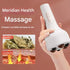 Rechargeable Smokeless Moxibustion & Massage Device with Hot Compress & Red Light Therapy(white)