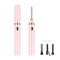 Rechargeable Heated Eyelash Curler Wand - 3 Temperature Gears, Type-C Charging, All-Day Curl(pink)