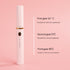 Rechargeable Heated Eyelash Curler Wand - 3 Temperature Gears, Type-C Charging, All-Day Curl(White)