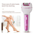 3-in-1 Ladies Electric Epilator, Shaver & Callus Remover with LED Display - Rechargeable & Waterproof(Gold)