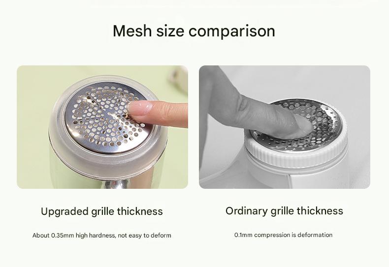 Upgraded Electric Lint Remover with LED Display - 6-Blade, Type-C Fast Charge, 2-in-1 with Sticky Roller(green)