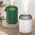 Quiet Cool Mist Humidifier - 500ml USB-C with Ambient Light & Dual Mist Modes(white)