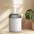 Quiet Cool Mist Humidifier - 500ml USB-C with Ambient Light & Dual Mist Modes(white)