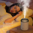 Quiet Cool Mist Humidifier - 500ml USB-C with Ambient Light & Dual Mist Modes(white)