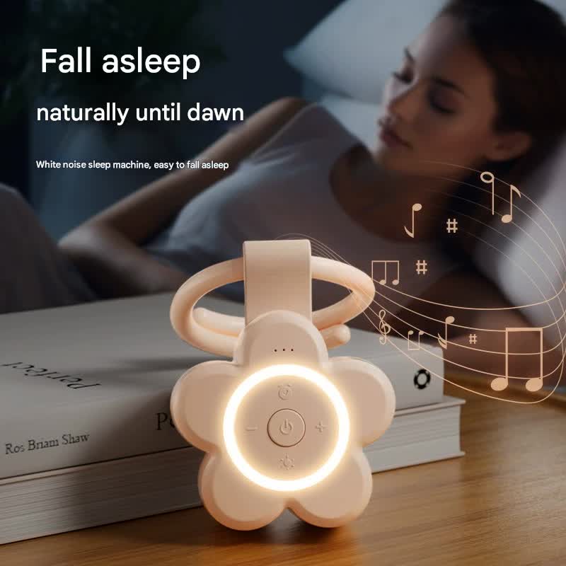Portable White Noise Sleep Aid & Night Light - Soothing Sounds(Pink)