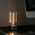 Magnetic Levitating Night Light with Flexible LED - USB-C Rechargeable, Stepless Dimming & Outdoor Hook(black)