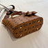 Chic Print Tote Bag with Bear Charm - Versatile Handbag & Crossbody(black)