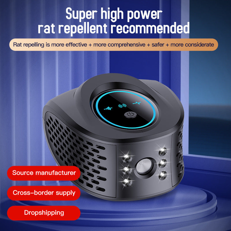 Advanced Ultrasonic Pest Repeller - Multi-Frequency Sound Waves for Mice, Mosquitoes & Cockroaches(white)