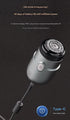 Mini Electric Rotary Shaver - IPX7 Waterproof, 2 Speed Modes, 90-Day Battery Life, USB Rechargeable(Yellow)