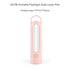 2-in-1 Portable LED Camping Lantern & Flashlight - USB Rechargeable, Dual Light Modes(Handle model pink)