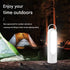 2-in-1 Portable LED Camping Lantern & Flashlight - USB Rechargeable, Dual Light Modes(Handle model pink)