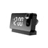 LED Digital Projection Alarm Clock - Temperature, Date, Snooze & 180 Adjustable Projector(Black shell white light)