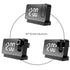 LED Digital Projection Alarm Clock - Temperature, Date, Snooze & 180 Adjustable Projector(White shell color screen)