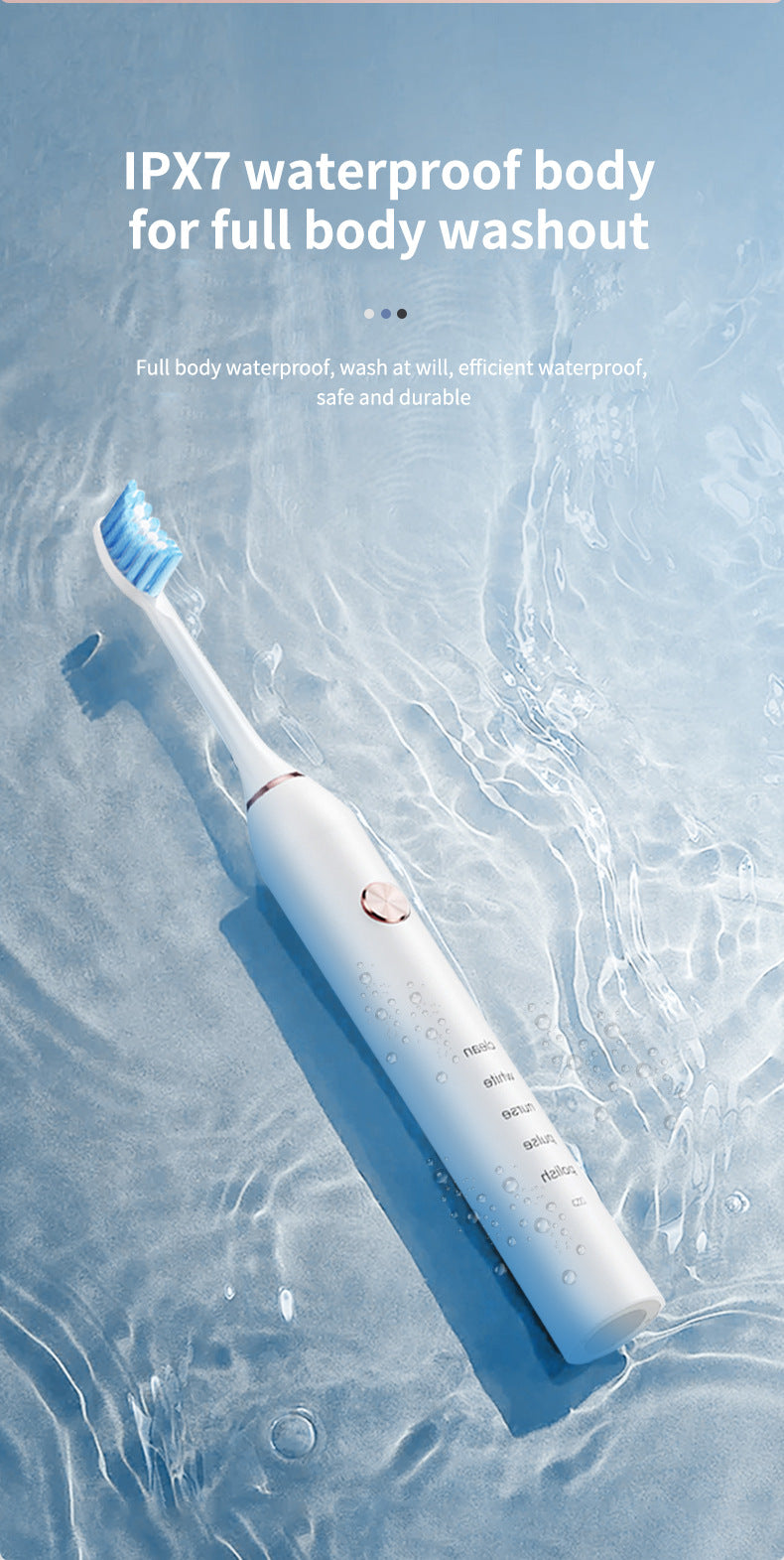 Professional Sonic Electric Toothbrush - 5 Modes, 40000 VPM, 180-Day Battery, IPX7 Waterproof with 4 Brush Heads(white)