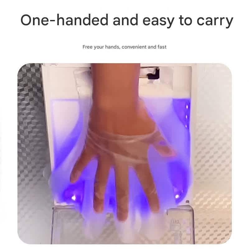 Automatic Disposable Glove Dispenser Machine with UV Sterilization - Quick & Hygienic Gloving,Gloves not included(pink)