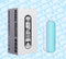 Mini Portable Oral Irrigator - IPX68 Waterproof, UV Sterilization, 3 Modes, Magnetic Charging(Blue)