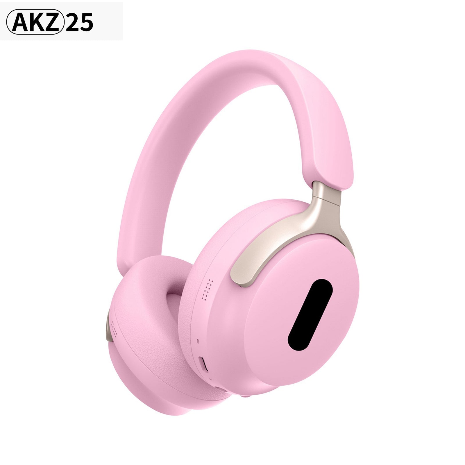AKZ 25 Wireless Over-Ear Headphones - Bluetooth 5.3, Hi-Fi Audio, Noise-Isolating, Long Battery Life(pink)
