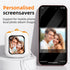 Smart Touch Wireless Headset with MP3 Player & Display - Caller ID, App Control, ENC Noise Reduction(White green)