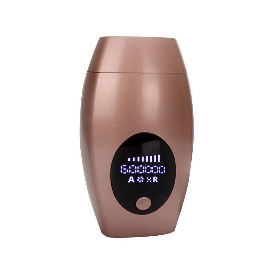 IPL Laser Hair Removal Device - 600,000 Flashes, 8 Intensity Levels, LCD Display & 2 Modes(Pink)