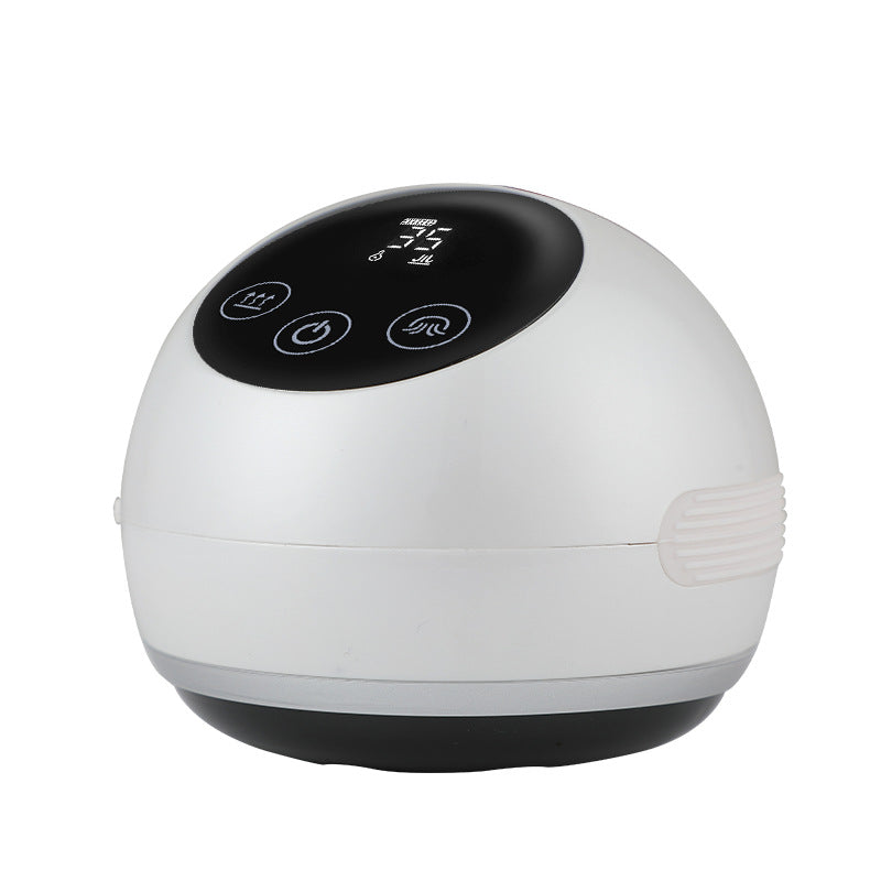 Smart Electric Cupping & Gua Sha Massager with Red Light Therapy & Magnetic Stones - 5 Levels, Rechargeable(white)