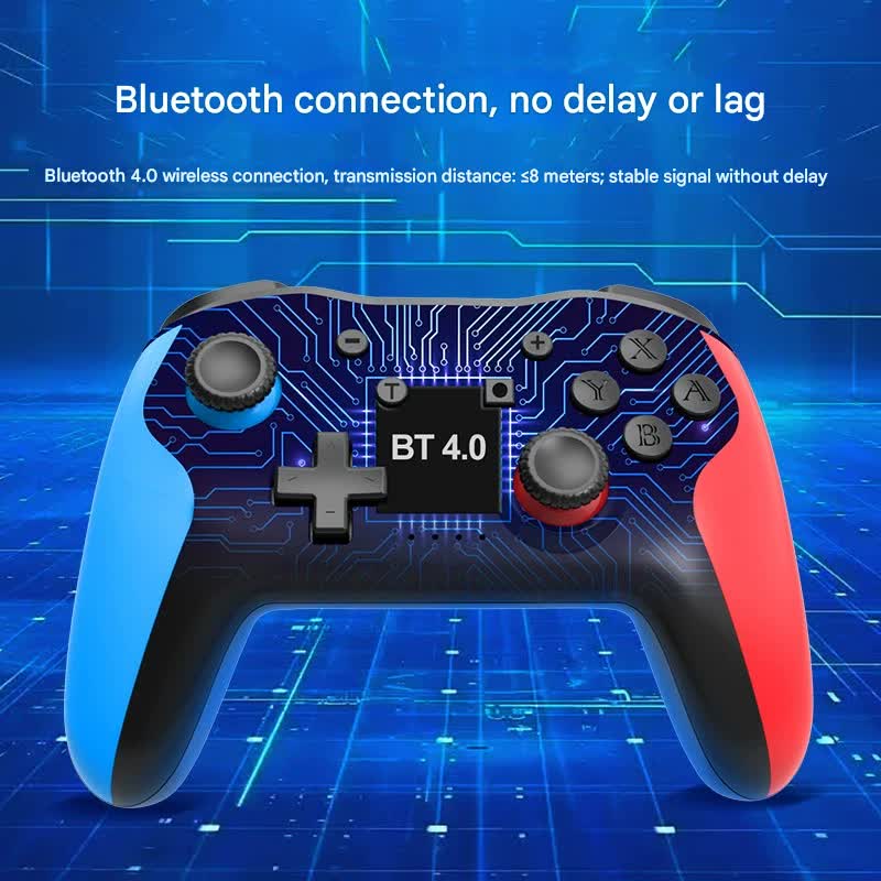 Wireless Bluetooth 4.0 Pro Gaming Controller - Multi-Platform Compatibility, 6-Axis Gyro, Turbo Function(Green and white)