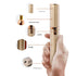 3-in-1 Rechargeable Electric Trimmer for Women - Nose, Eyebrow & Facial Hair Remover with Washable Heads & LED Light(Gold)