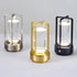 Cross-Shaped LED Table Lamp - Gold Touch Button with USB Charging