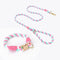 Handmade Gradient Rope Dog Collar & Leash Set - Colorful Braided Cotton (Pink - Size S)