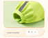 Colorblock (Beige red) Dog Raincoat - Waterproof with Hood and Reflective Strips (Size XL)