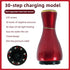 Red Portable Electric Cupping Therapy Device - Adjustable Intensity & Heat