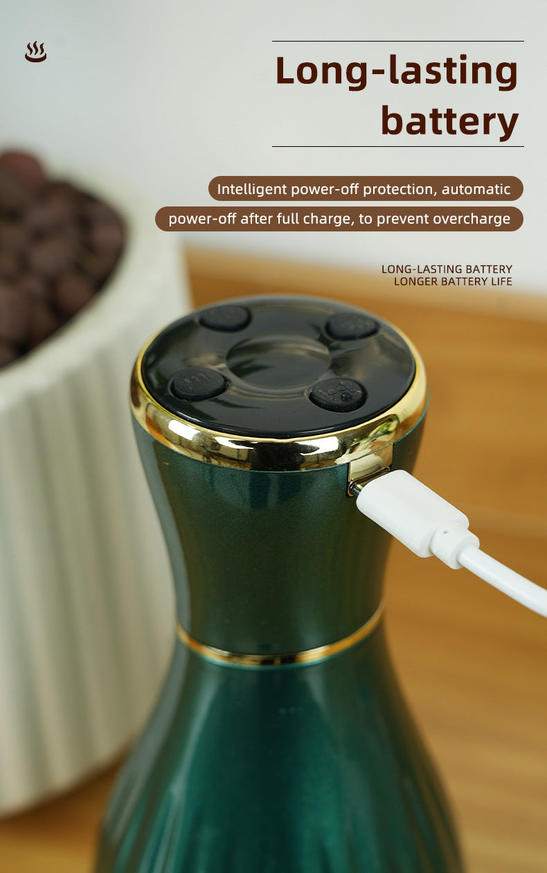 Red Portable Electric Cupping Therapy Device - Adjustable Intensity & Heat