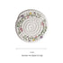 (Flowers) Cotton Rope Woven Placemats - Set of 5, 11cm Diameter Heat Resistant Kitchen Decor