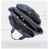 Black Versatile Water-Repellent Nylon Tote Bag - Lightweight Multi-Pocket Shoulder & Crossbody Handbag
