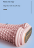 Grey Ergonomic Dual Foot Massage Roller - Deep Tissue Relief for Plantar Fasciitis, Arch Pain & Tired Feet