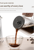 Transparent Elegant Ribbed Double Wall Glass French Press - 1000ml Heat Resistant Coffee and Tea Maker with Stainless Steel Filter