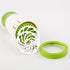 2 Pcs Green and White Manual Rotary Herb Grinder & Spice Mill - Effortless Mincing with Stainless Steel Blades for Fresh Herbs, Garlic & Spices