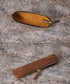 Blue Vintage Crazy Horse Leather Zippered Pen Case - Retro Pencil Pouch & Small Accessories Bag
