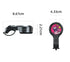 Black Style B Ultra-Loud Electric Bike Horn - 130dB USB Rechargeable, IPX6 Waterproof, Easy Mount Bicycle Safety Bell