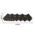 2 Pcs Black Precision Fillet Radius Gauge - Compact Plastic Arc & Corner Measurement Tool R1-R12mm