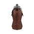 Brown and Grey Cup Lid Ultimate Foldable Silicone Water Bottle - Lightweight Leakproof Travel & Sports Hydration - 700ml