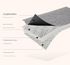 2 Pcs Grey Premium Double Layer Insulated Lunch Bag - 8.4L Thermal Cooler Tote with Shoulder Strap
