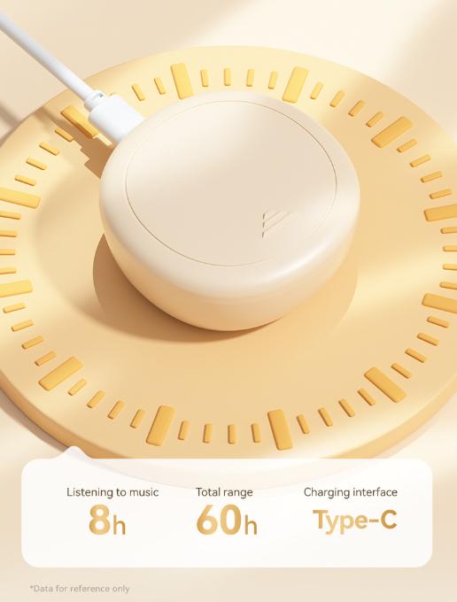 White Ultra-Comfort Wireless Sleep Earbuds - Bluetooth 5.4, Hi-Res Audio, Noise Isolating, 60H Playtime for Side Sleepers