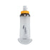 Orange and White Ultra-Lightweight 350ml Soft Running Flask - BPA-Free Collapsible TPU Water Bottle for Hiking, Cycling & Outdoor Sports