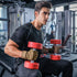 Size XXL Black Heavy Duty Workout Gloves with Wrist Support - Anti-Slip Gel Padded Gym Gloves for Weightlifting, Training & Fitness