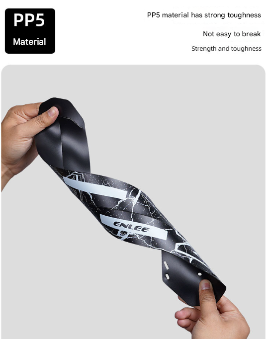 Style D Black and Pink Lightweight Bicycle Rear Mudguard - Adjustable PP5 Fender for MTB, Road & Folding Bikes (NOT for V-Brakes)