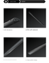 2 Pcs Black Durable Bicycle Frame Down Tube Protector Sticker  - Anti-Scratch Guard for MTB & Road Bikes