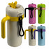 Green and Khaki 700ml Insulated Stainless Steel Tumbler with Handle, Dual-Sip Lid, Straw & Tea Infuser